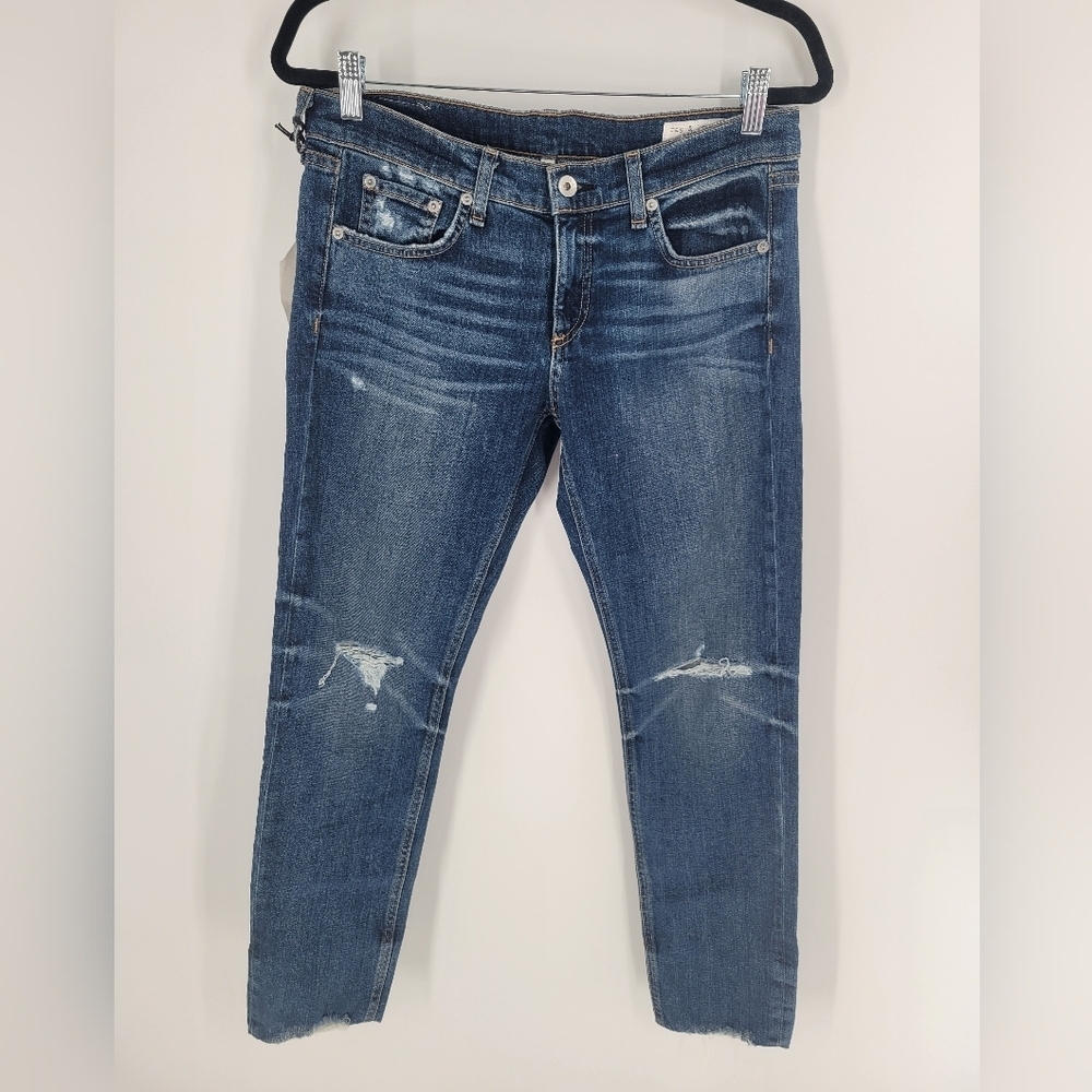 Rag & Bone Capri Denim Cropped Jeans Size 27 New